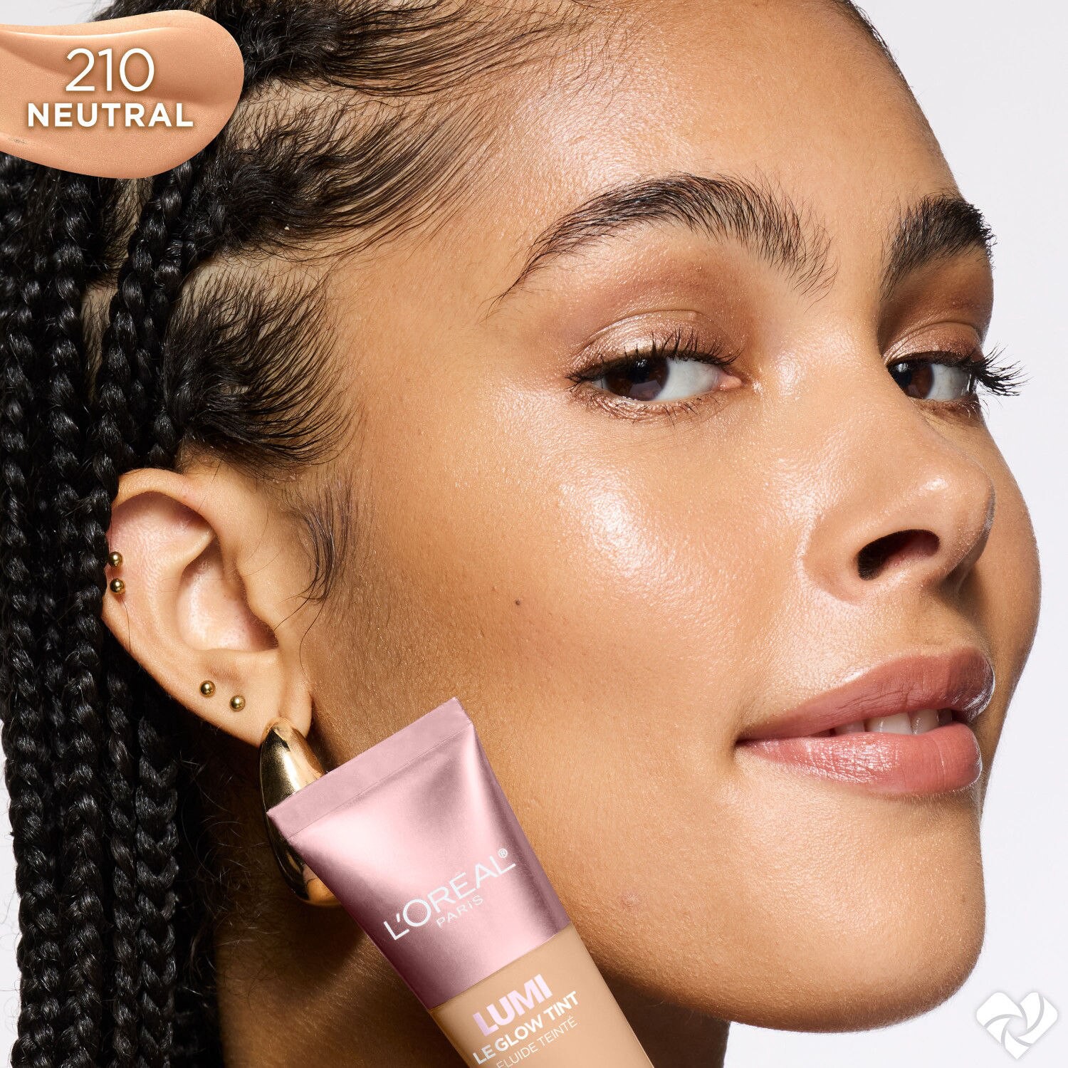 slide 12 of 12, LOREAL L'Oreal Paris Lumi Skin Glow Tint, N210, 0.85 oz