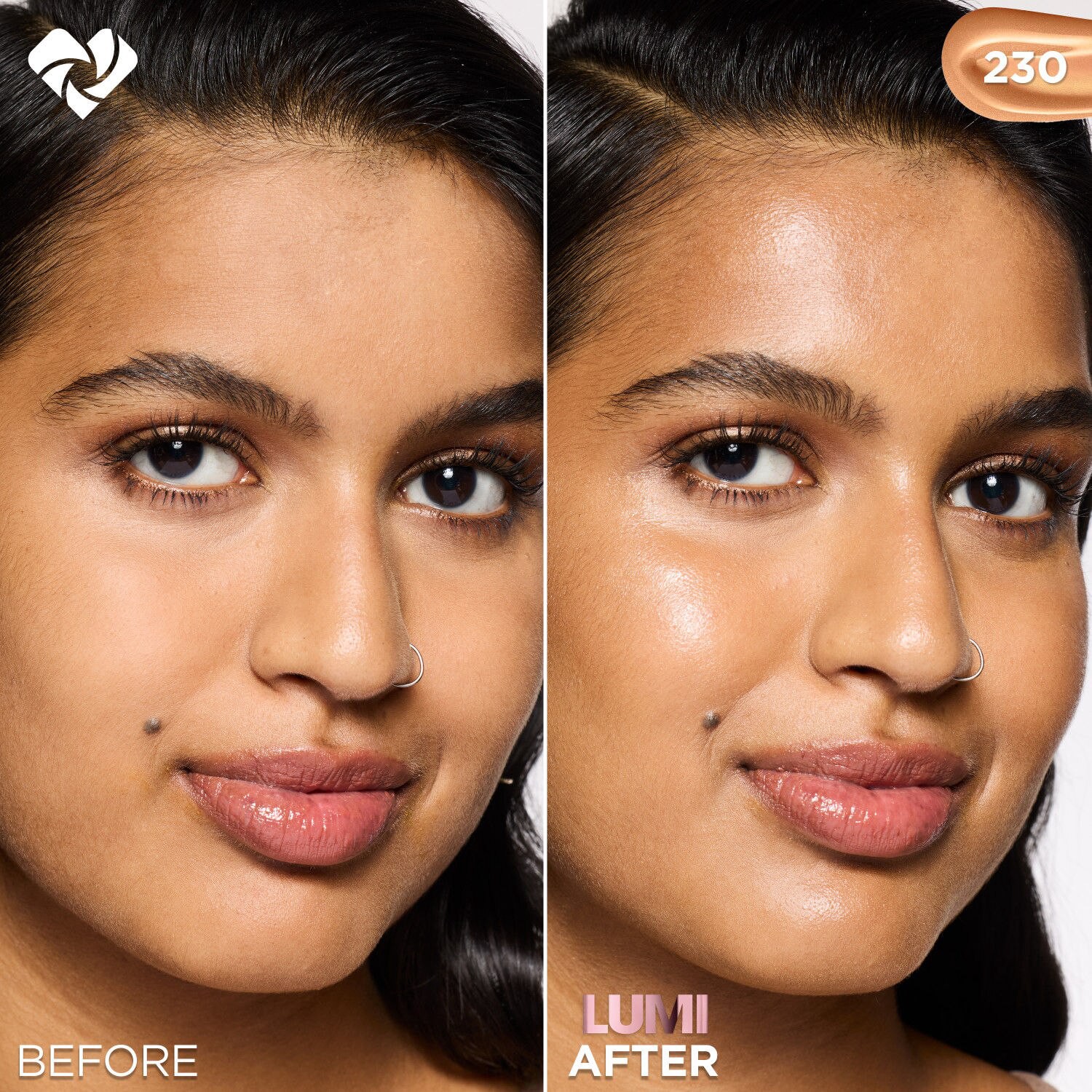 slide 10 of 12, LOREAL L'Oreal Paris Lumi Skin Glow Tint, Medium N230, 0.85 oz