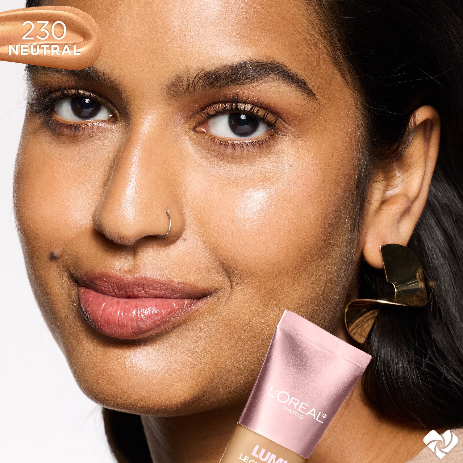 slide 12 of 12, LOREAL L'Oreal Paris Lumi Skin Glow Tint, Medium N230, 0.85 oz