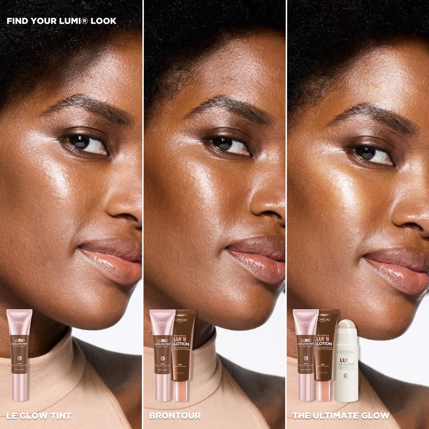 slide 8 of 13, LOREAL L'Oreal Paris Lumi Skin Glow Tint, Medium Deep W300, 0.85 oz