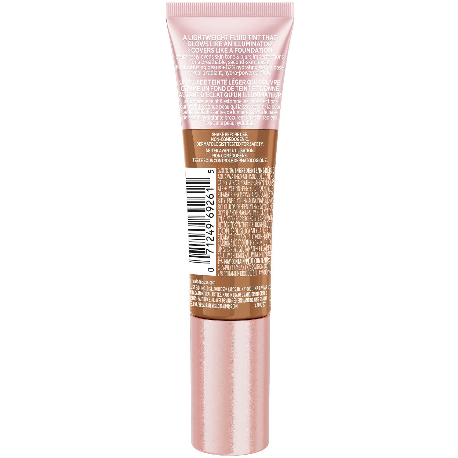 slide 7 of 13, LOREAL L'Oreal Paris Lumi Skin Glow Tint, Med Deep C310, 0.85 oz