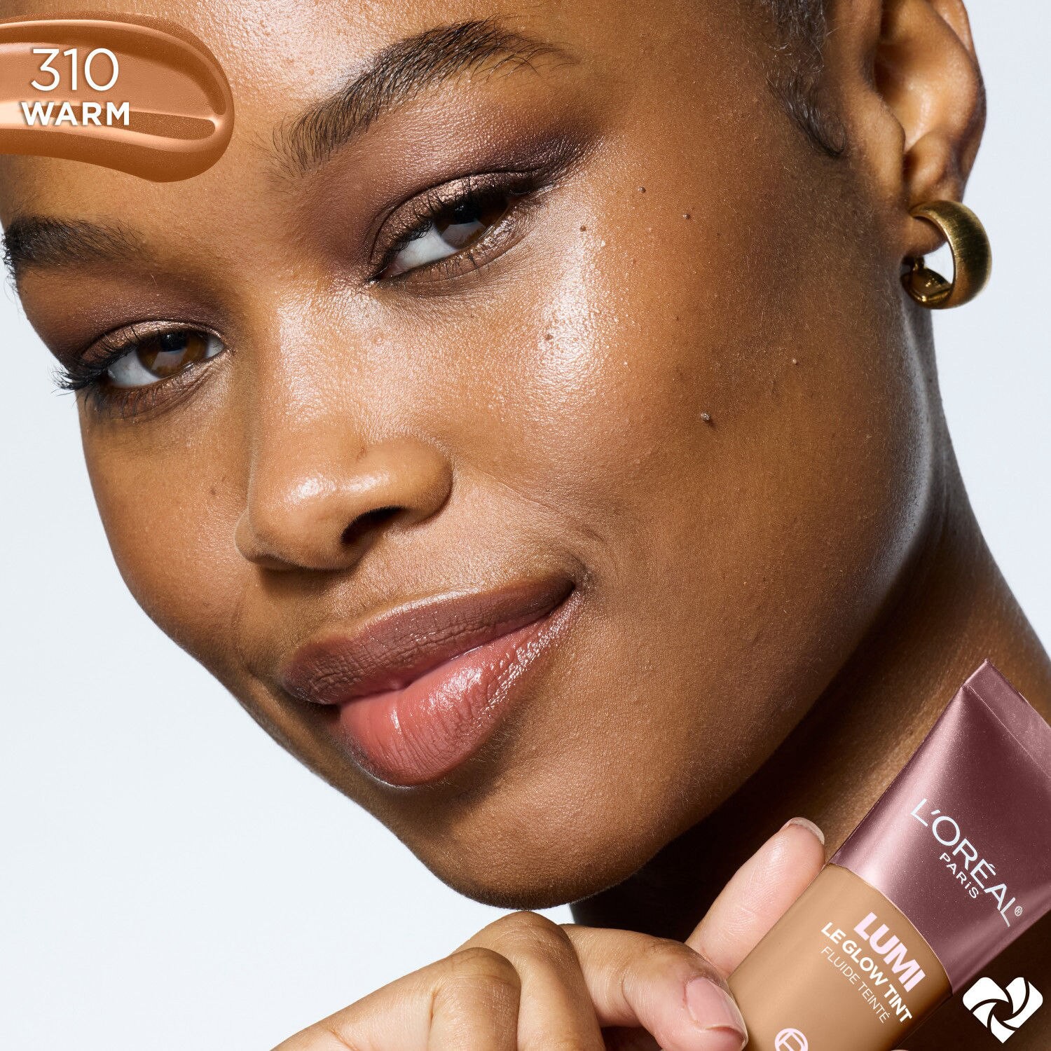 slide 2 of 13, LOREAL L'Oreal Paris Lumi Skin Glow Tint, Med Deep C310, 0.85 oz