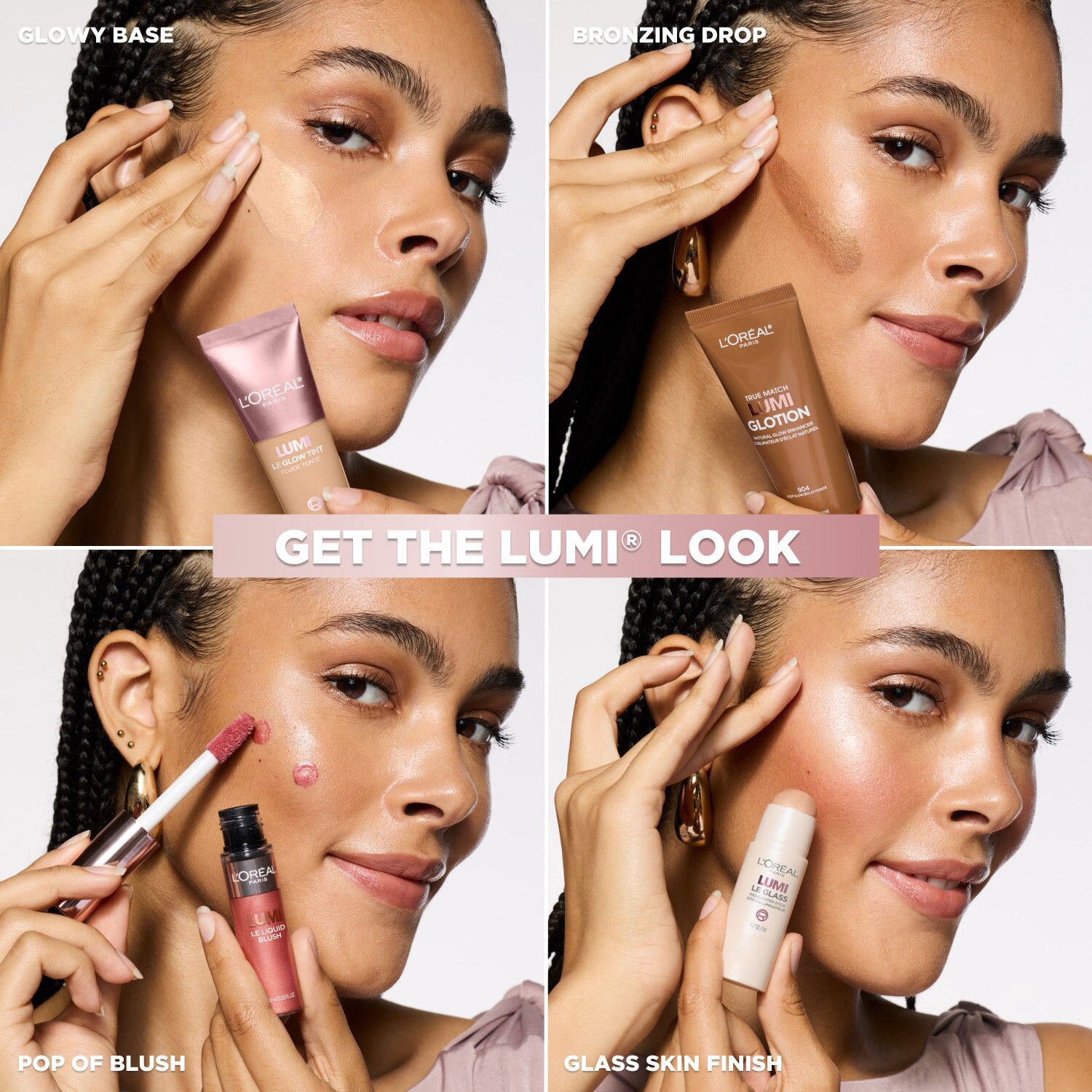 slide 9 of 13, LOREAL L'Oreal Paris Lumi Skin Glow Tint, Med Deep C310, 0.85 oz