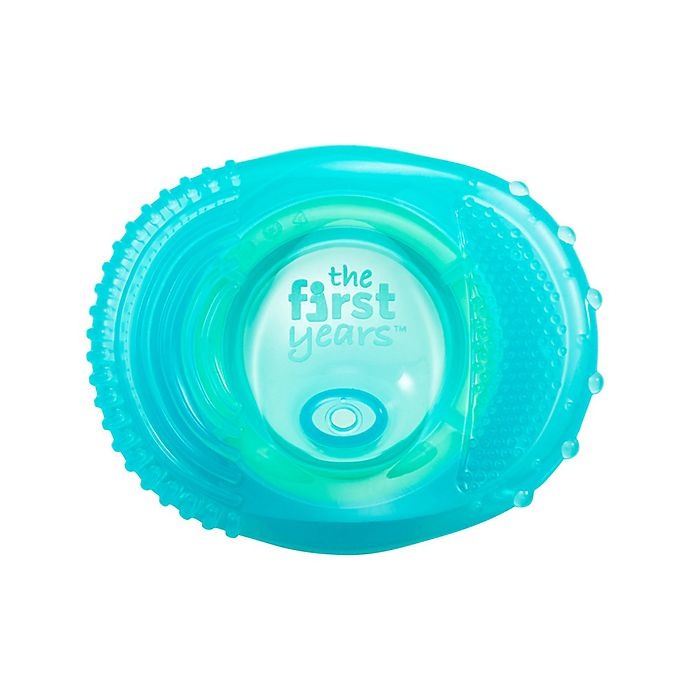 slide 3 of 7, The First Years Teething Spout Trainer Cup - Blue, 7 oz