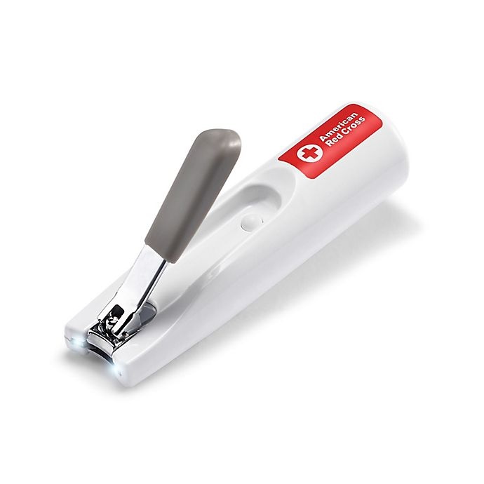 slide 1 of 4, American Red Cross Deluxe LED Nail Clippers, 1 ct