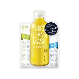 slide 1 of 1, Ariul Juice Cleanse Mask 0.7 Oz, Kale & Grapefruit, 0.7 oz