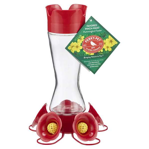 slide 1 of 1, Perky-Pet Favored Pinch-Waist Hummingbird Feeder, 16 oz