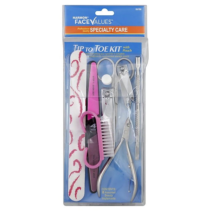 slide 1 of 2, Harmon Face Values Tip To Toe Kit with Pouch, 1 ct
