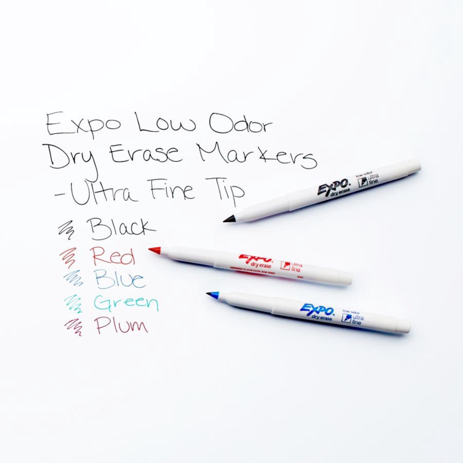 slide 4 of 5, Expo Markers Ultra Fine Starter Set, 7 ct