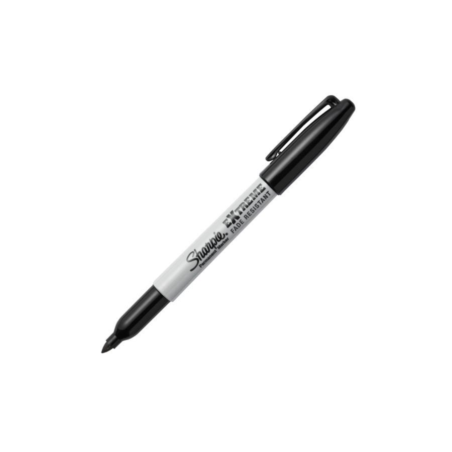 slide 2 of 8, Sharpie Extreme Permanent Markers, Fine Point, Black, Pack Of 12, 12 ct