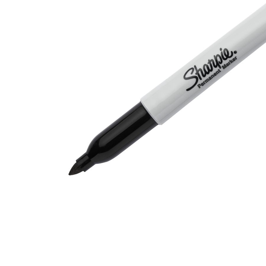 slide 4 of 8, Sharpie Extreme Permanent Markers, Fine Point, Black, Pack Of 12, 12 ct