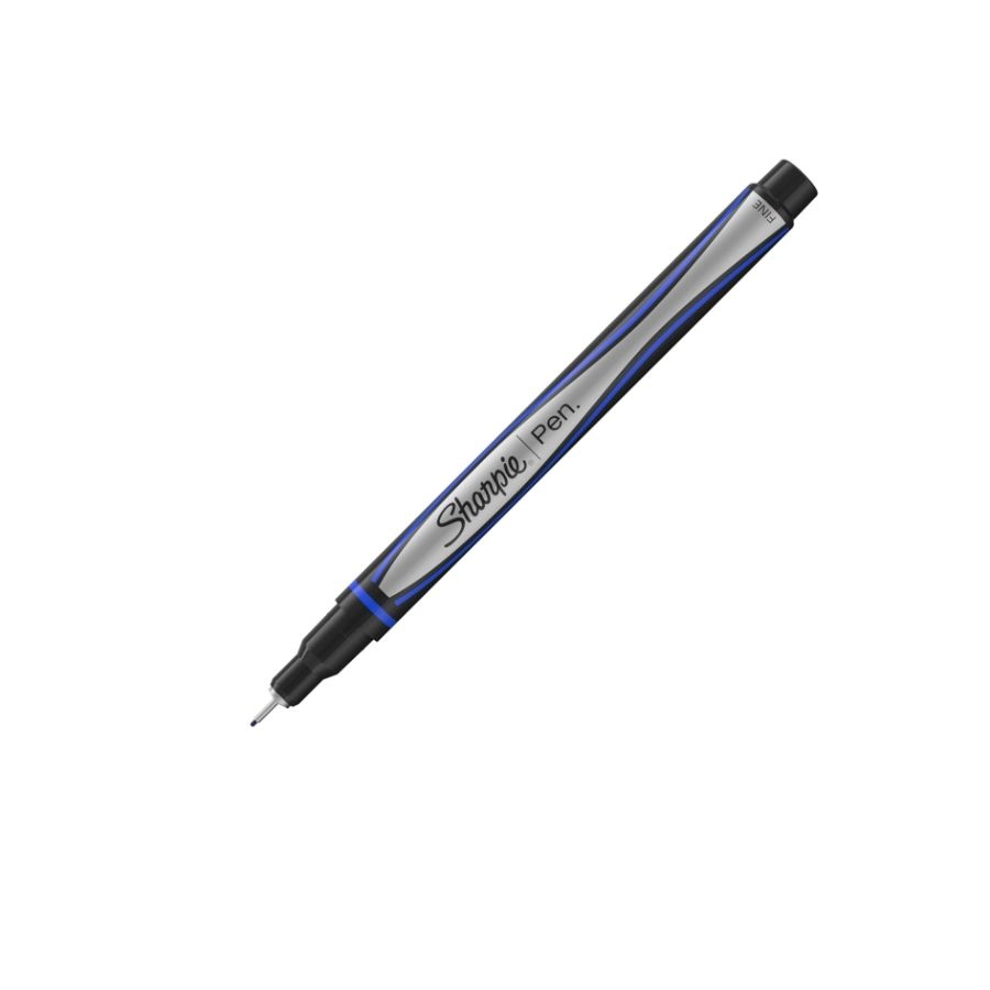 slide 2 of 2, Sharpie 0.8mm Fine Point Blue Pen, 1 ct
