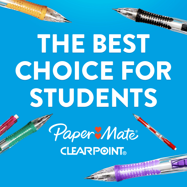 slide 2 of 7, Paper Mate Clearpoint Mechanical Pencils, Assorted Barrel Colors, Pack Of 10 Pencils, 10 ct