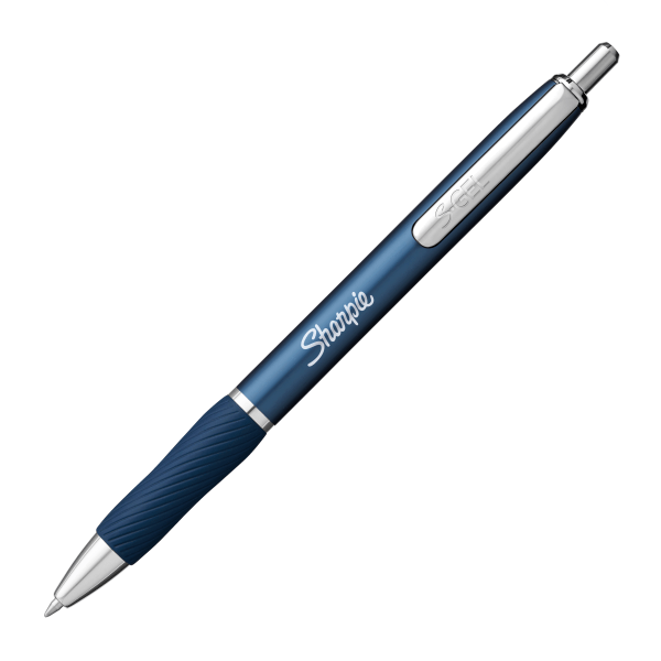 Sharpie S-Gel Retractable Gel Pen, Medium Point (0.7 mm), Blue Ink, 4 Count
