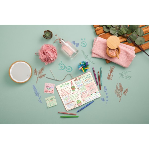 slide 3 of 8, Paper Mate Flair Nature Escape Scented 0.7mm Felt Tip Pens - Assorted Ink, 16 ct