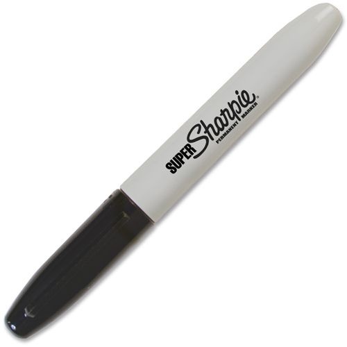 slide 3 of 7, Sharpie Super Permanent Fine Point Markers - Black, 6 ct