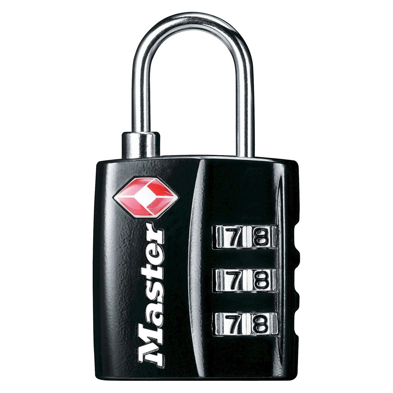 slide 1 of 1, Master Lock 30mm Combination Lock Black, 1 ct