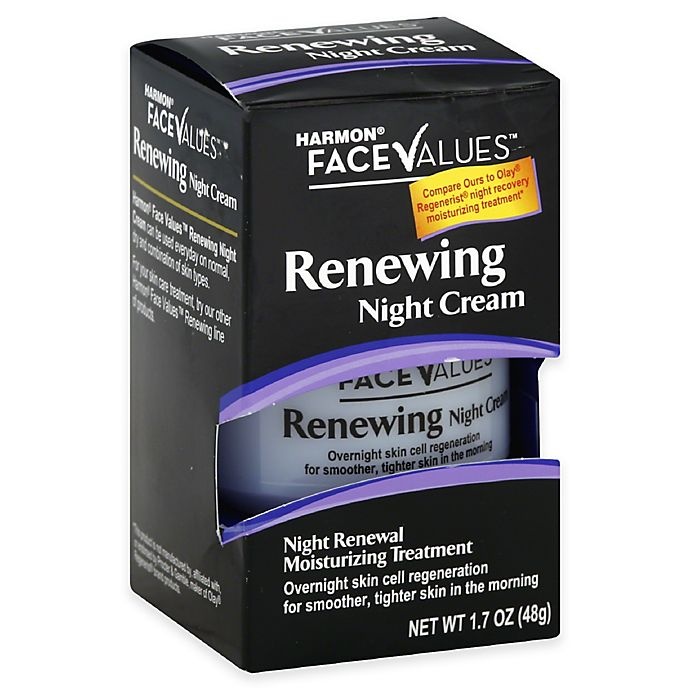 slide 1 of 1, Harmon Face Values Night Cream Treatment, 1.7 oz