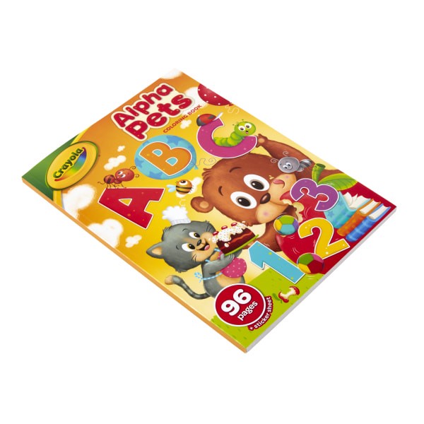 slide 8 of 8, Crayola Alpha Pets Coloring Book, 1 ct