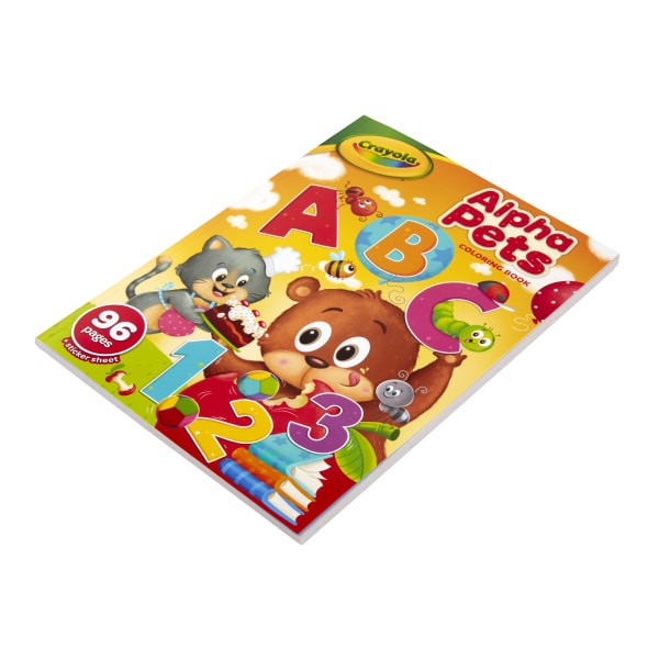 slide 6 of 8, Crayola Alpha Pets Coloring Book, 1 ct