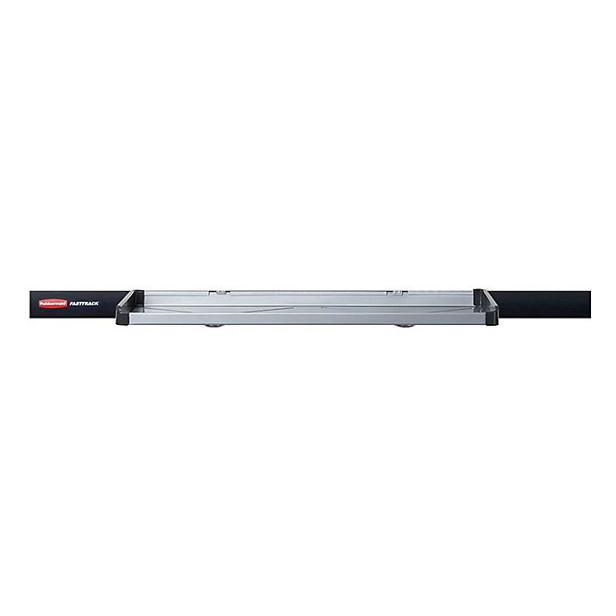 slide 2 of 4, Rubbermaid FastTrack Rail Large Metal Shelf, 1 ct