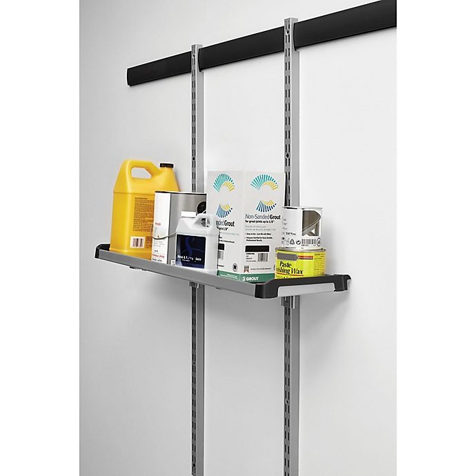 slide 4 of 4, Rubbermaid FastTrack Rail Large Metal Shelf, 1 ct