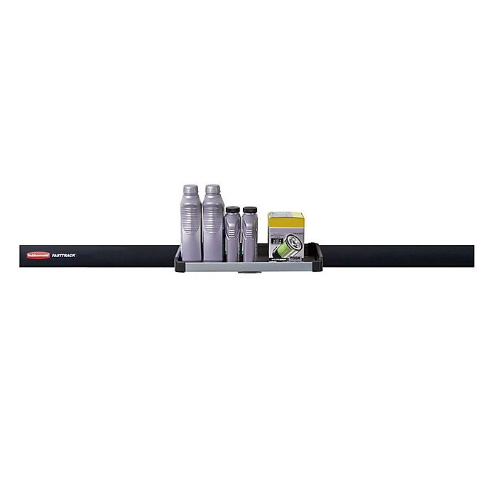 slide 3 of 5, Rubbermaid FastTrack Rail Small Metal Shelf, 1 ct