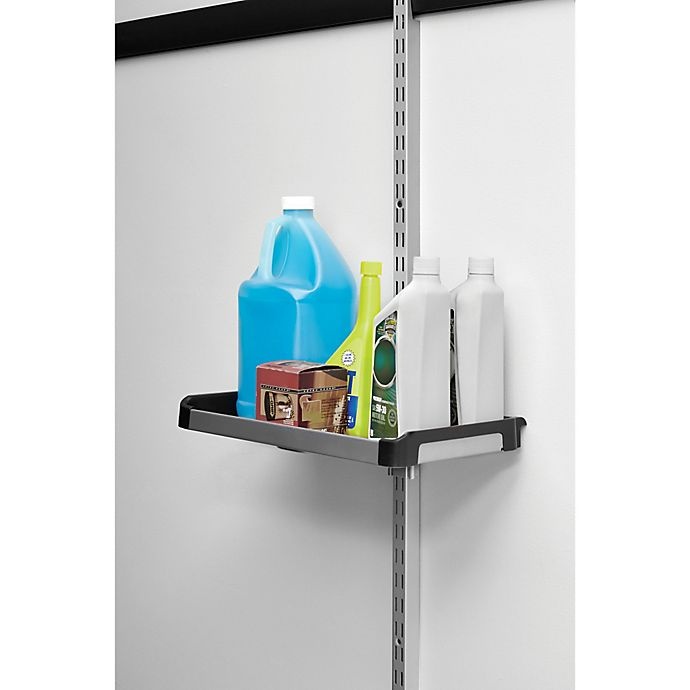 slide 5 of 5, Rubbermaid FastTrack Rail Small Metal Shelf, 1 ct