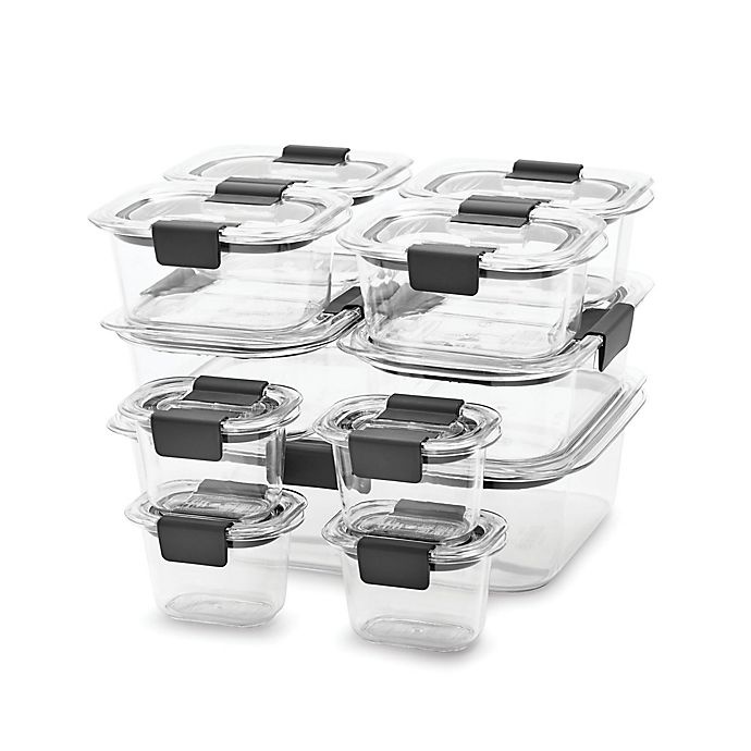 slide 6 of 10, Rubbermaid Brilliance Food Storage Container Set, 22 ct