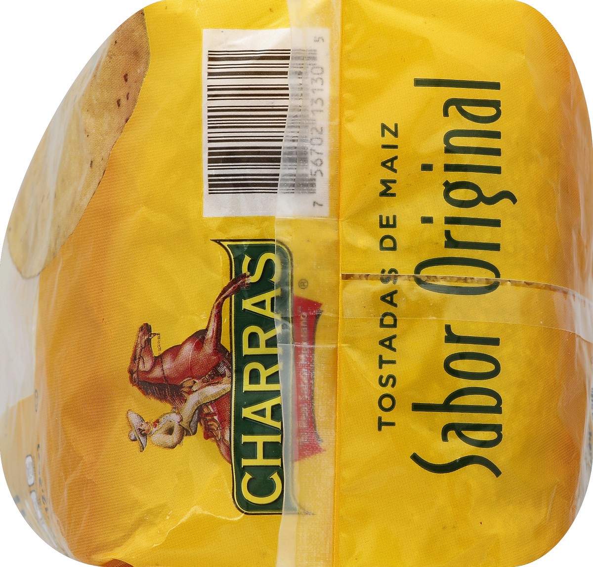 slide 4 of 6, Charras Natural Yellow Corn Tostada, 12.3 oz