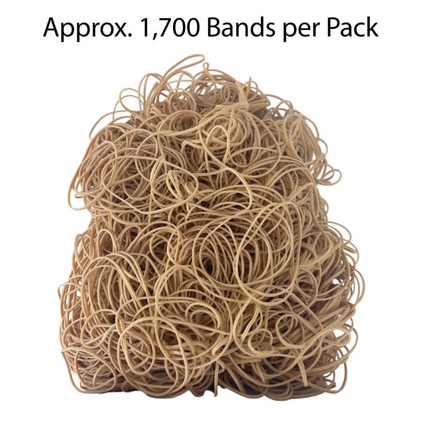 slide 4 of 4, Office Depot Brand Rubber Bands, #19, Crepe, 1 lb