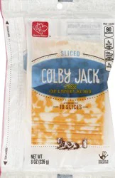 Harris Teeter Sliced Colby Jack Cheese