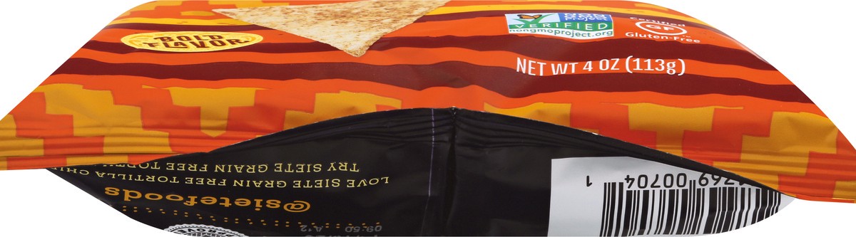 slide 4 of 9, Siete Grain Free Nacho Tortilla Chips 4 oz, 4 oz