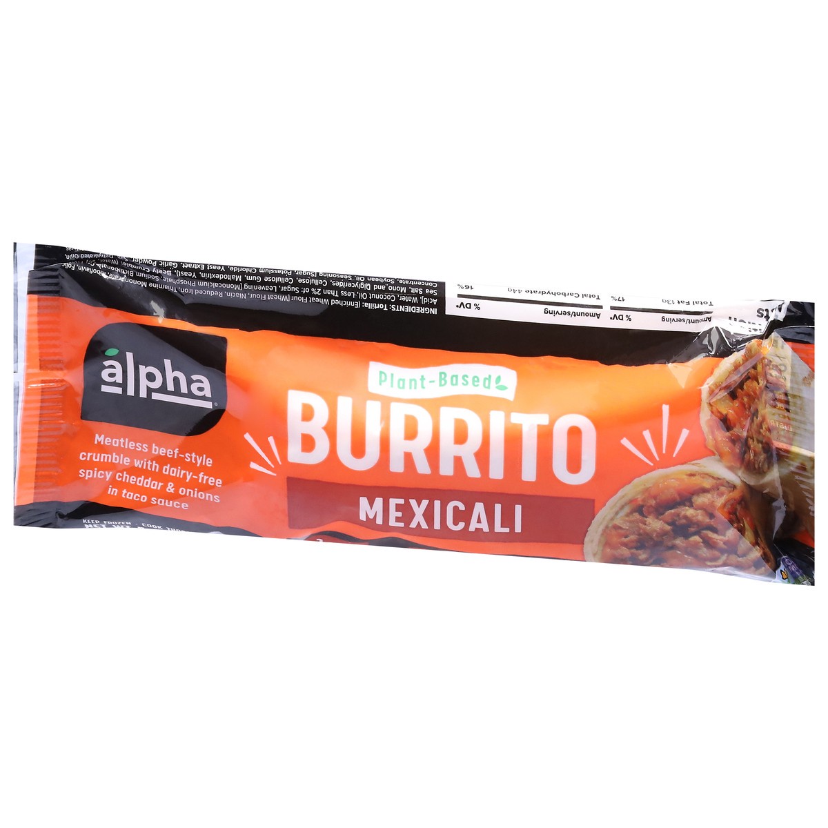 slide 3 of 9, Alpha Foods Alpha Plant-Based Mexicali Burrito 5 oz, 5 oz