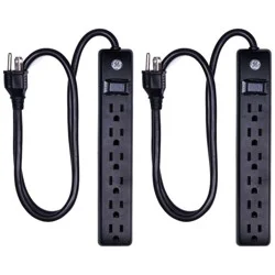 GE 6-Outlet Standard Surge Protector