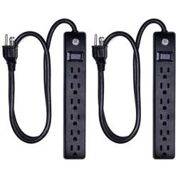 GE 6-Outlet Standard Surge Protector