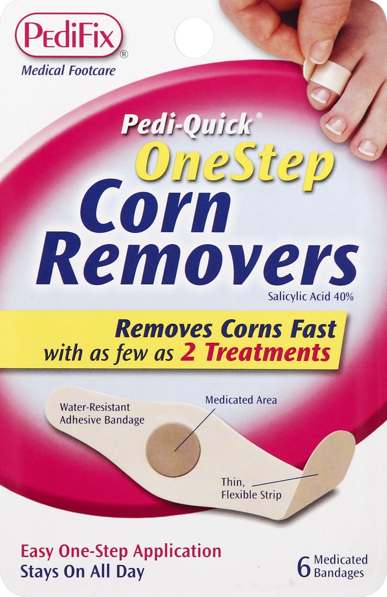 slide 2 of 2, PediFix One Step Corn Removers, 6 ct