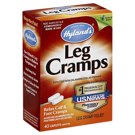 slide 1 of 1, Hylands Leg Cramps Caplets, 40 ct