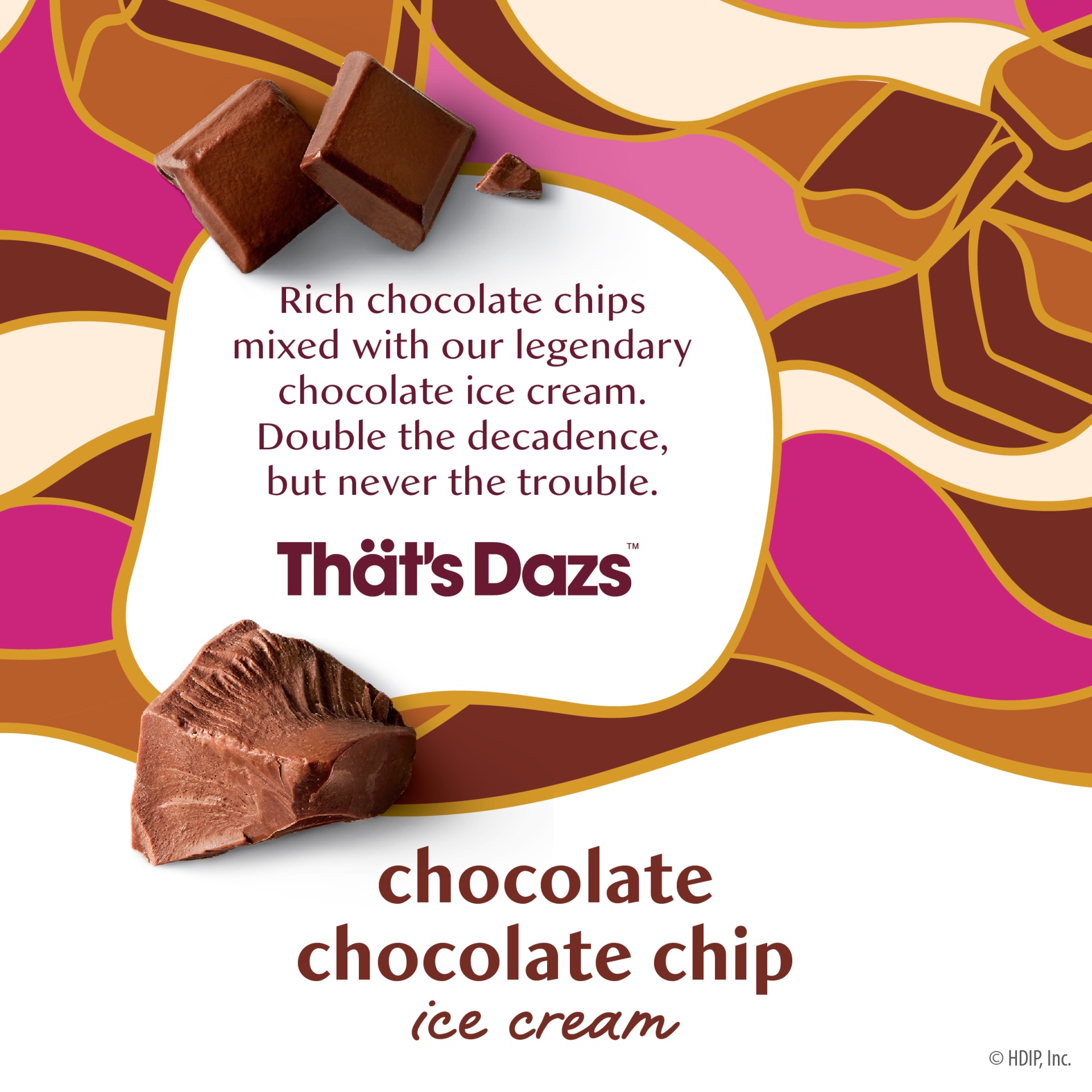 slide 2 of 7, Haagen Dazs Chocolate Chocolate Chip Ice Cream, 14 fl oz
