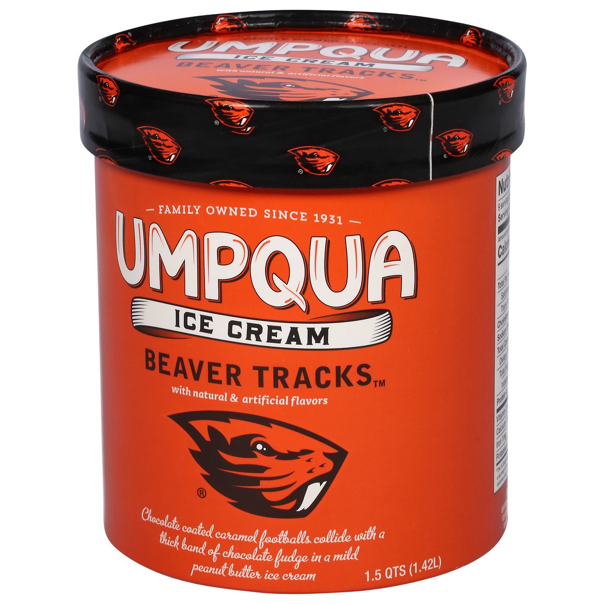 slide 13 of 14, Umpqua Beaver Tracks Ice Cream 1.5 qt, 1.5 qt