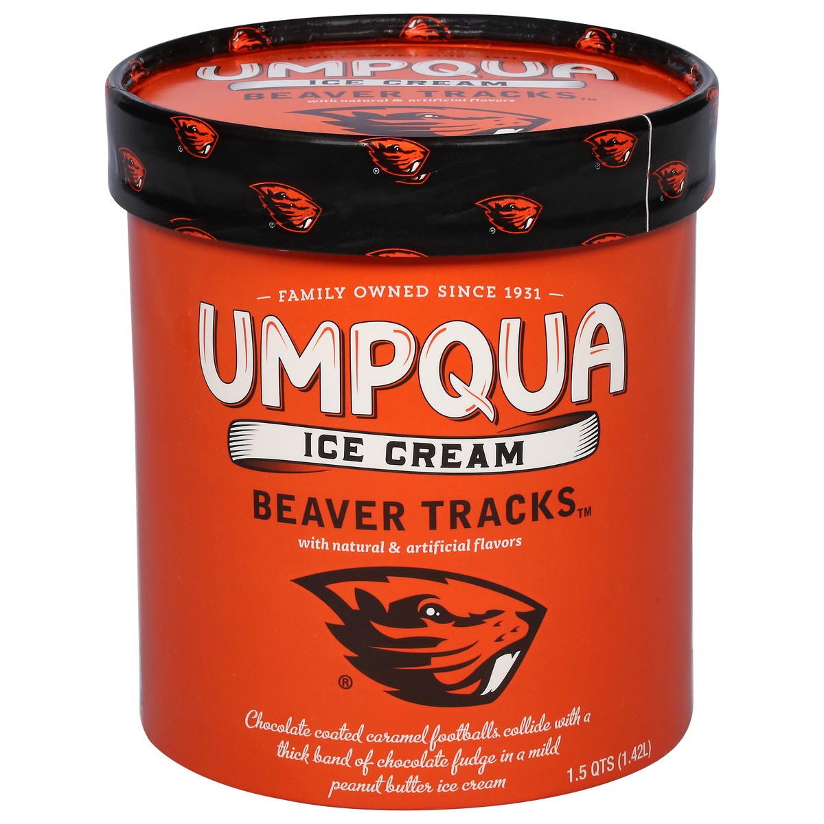 slide 1 of 14, Umpqua Beaver Tracks Ice Cream 1.5 qt, 1.5 qt