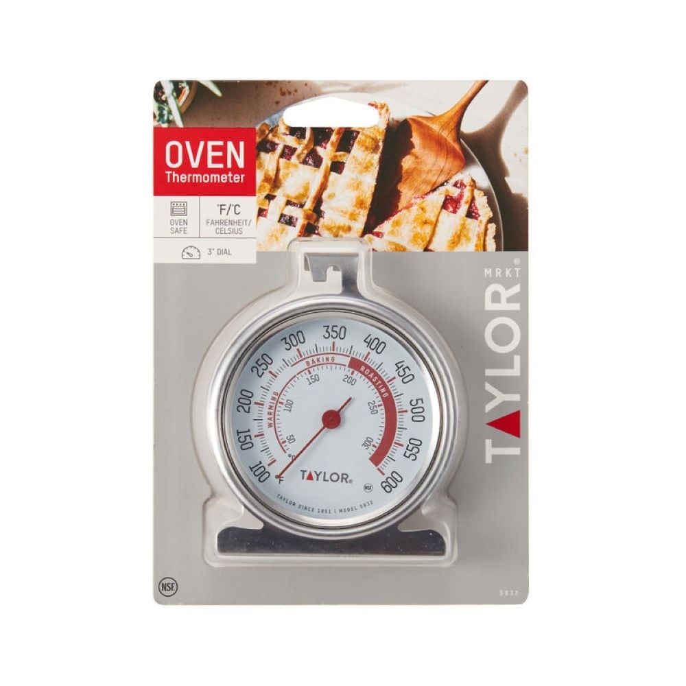 slide 1 of 1, Taylor Dial Oven Thermometer, 3 in