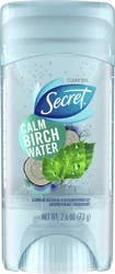 Secret Clear Gel Calm Birch Water Antiperspirant/Deodorant 2.6 oz