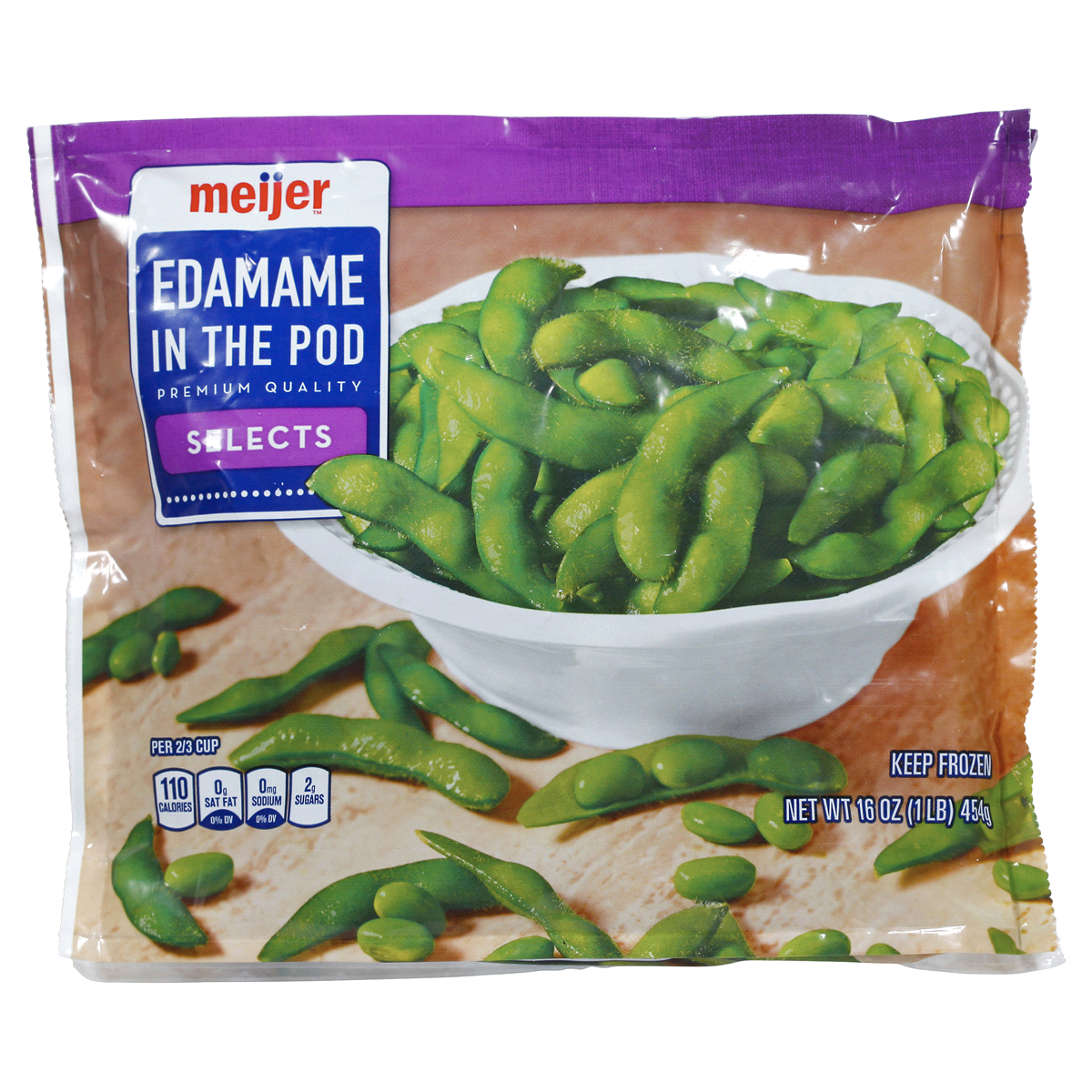 slide 1 of 2, Meijer Edamame in the Shell, 16 oz