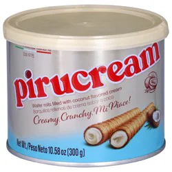 Pirucream Coconut Wafer Rolls 10.58 oz