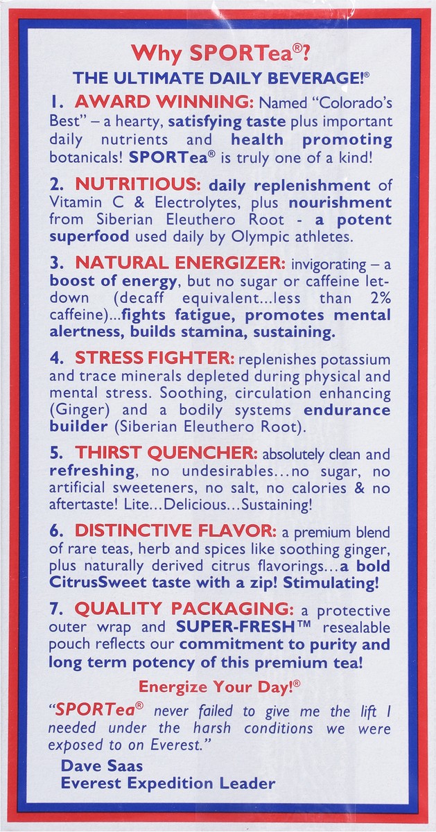 slide 8 of 9, SPORTea Iced Tea 7 Bags, 7 ct