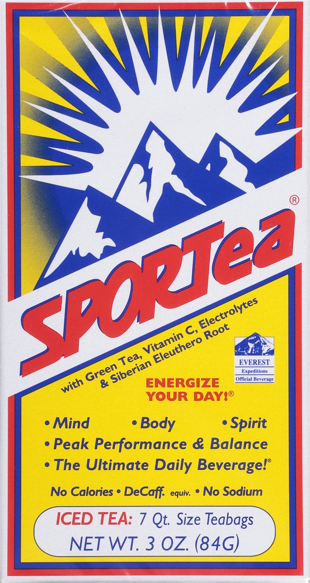 slide 2 of 9, SPORTea Iced Tea 7 Bags, 7 ct