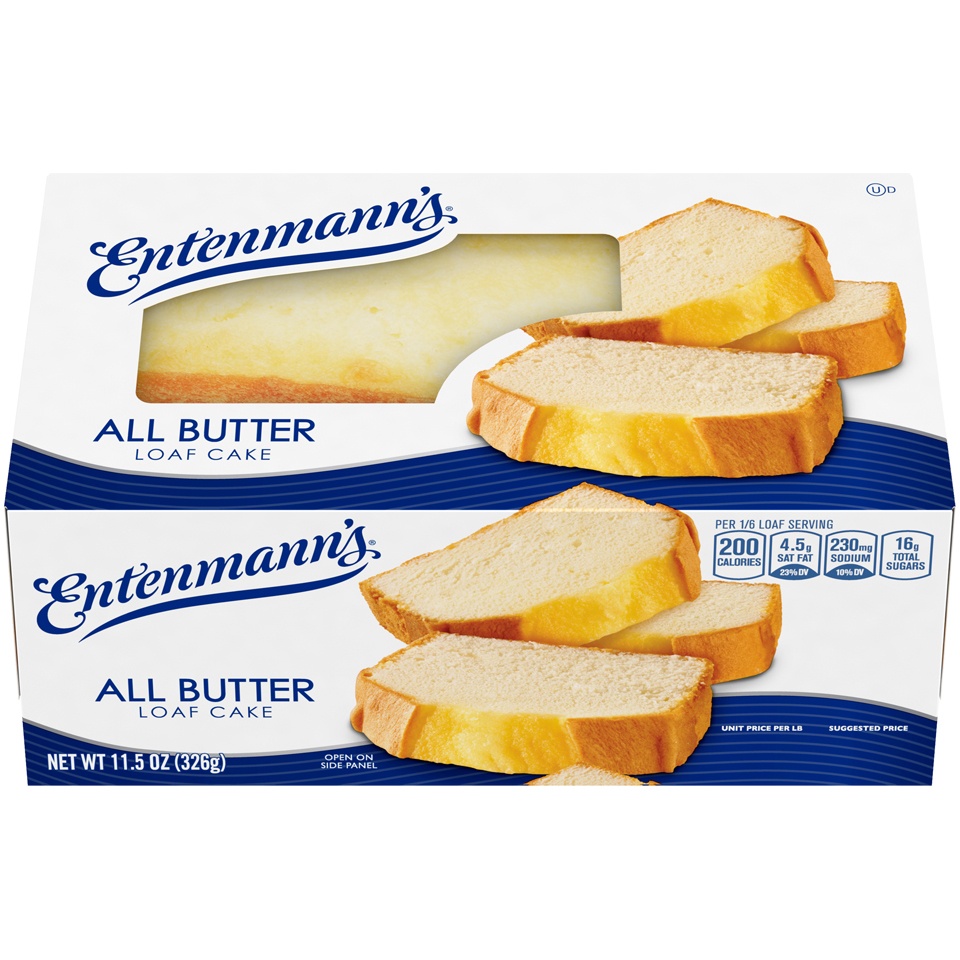 slide 2 of 9, Entenmann's Butter Loaf Cake, 11.5 oz, Loaf Cake, Box, 11.5 oz