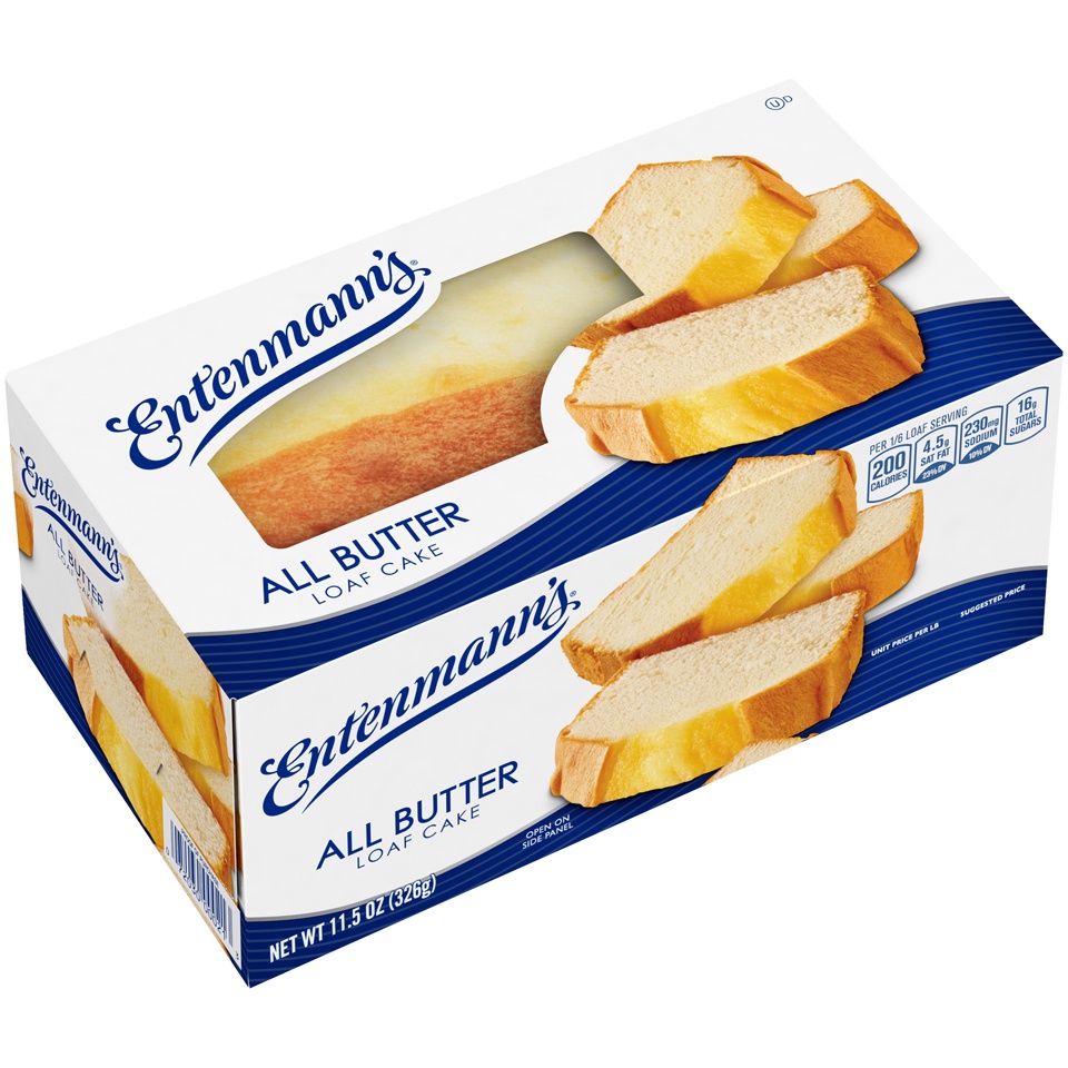 slide 6 of 9, Entenmann's Butter Loaf Cake, 11.5 oz, Loaf Cake, Box, 11.5 oz