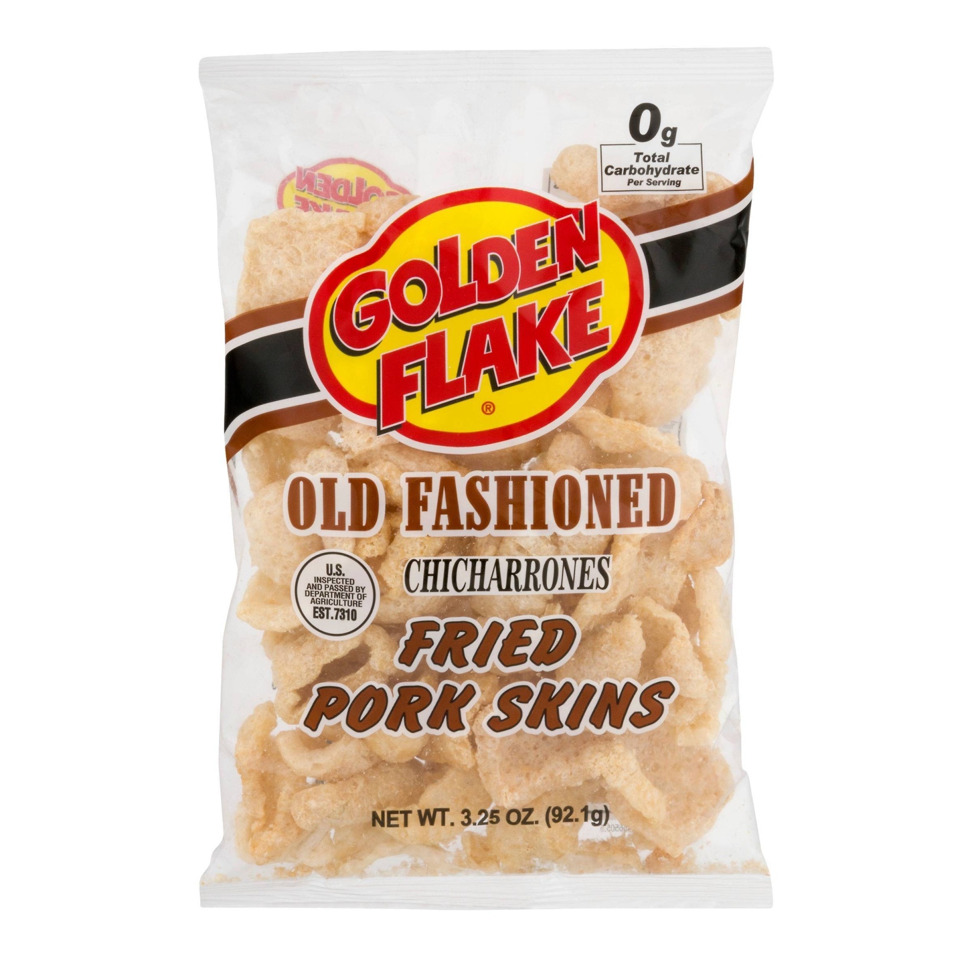 slide 1 of 1, Golden Flake Fried Pork Skins, 3.25 oz